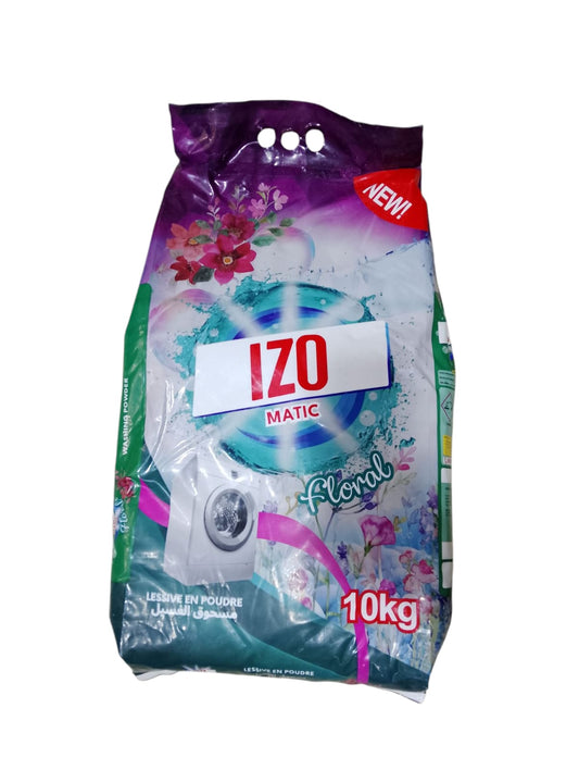 IZO détergent poudre automatique 10kg مسحوق التصبين للغسالة
