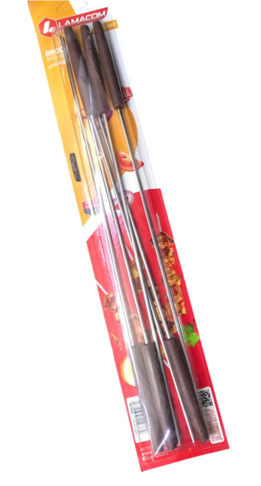 LAMACOM  BROCHES INOX PLASTIQUE 3502 6PCS  قضبان بروشيط اينوكس بلاستيك