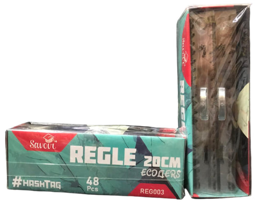 SAVOIR REGLE REG003 20CM 48pcs (mistara) مسطرة