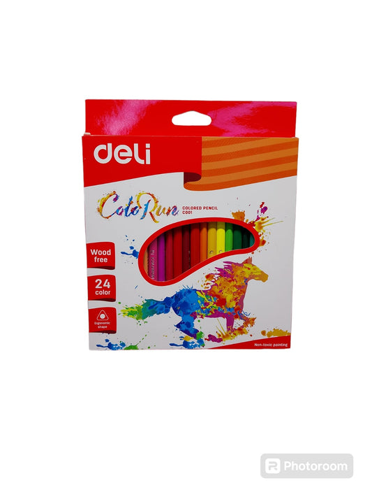 DELI 24 COLORS C00120 1pcs كولور