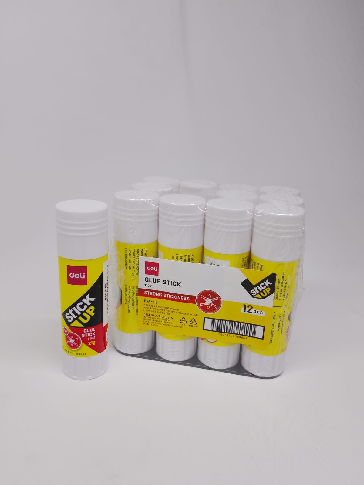 DELI COLLE STICK 7102  21g  12pcs لصاق ستيك