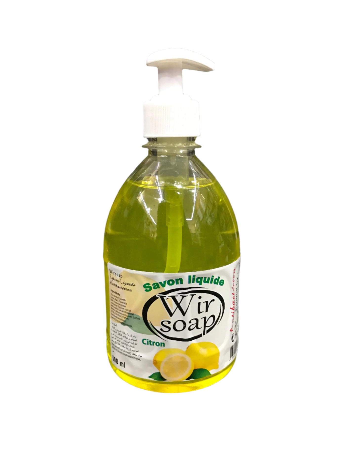 WIR SOAP SAVON LIQUIDE antibactérien 500ml صابون ليكيد اليدين