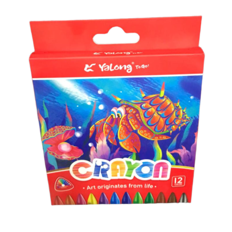 YALONG COULEURS DE CIRE YL232301 12 COULEURS ملونات الشمع