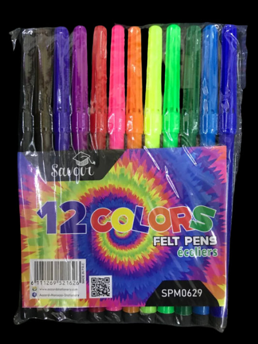 SAVOIR FEUTRE SPM0629 12 COLORS فوتر