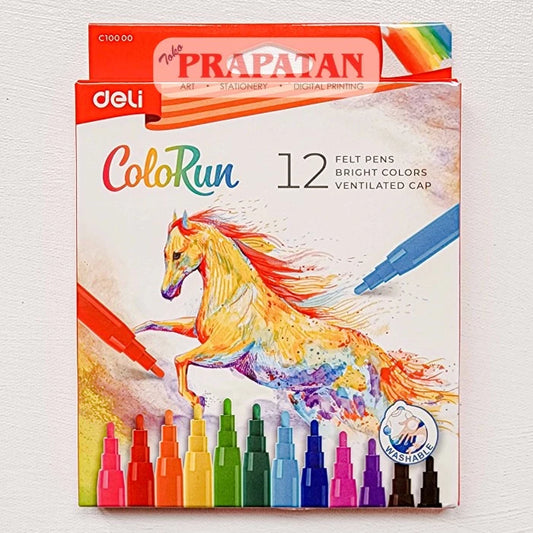 DELI FEUTRE 12 COLORS  C100 00 1pcs فوتر