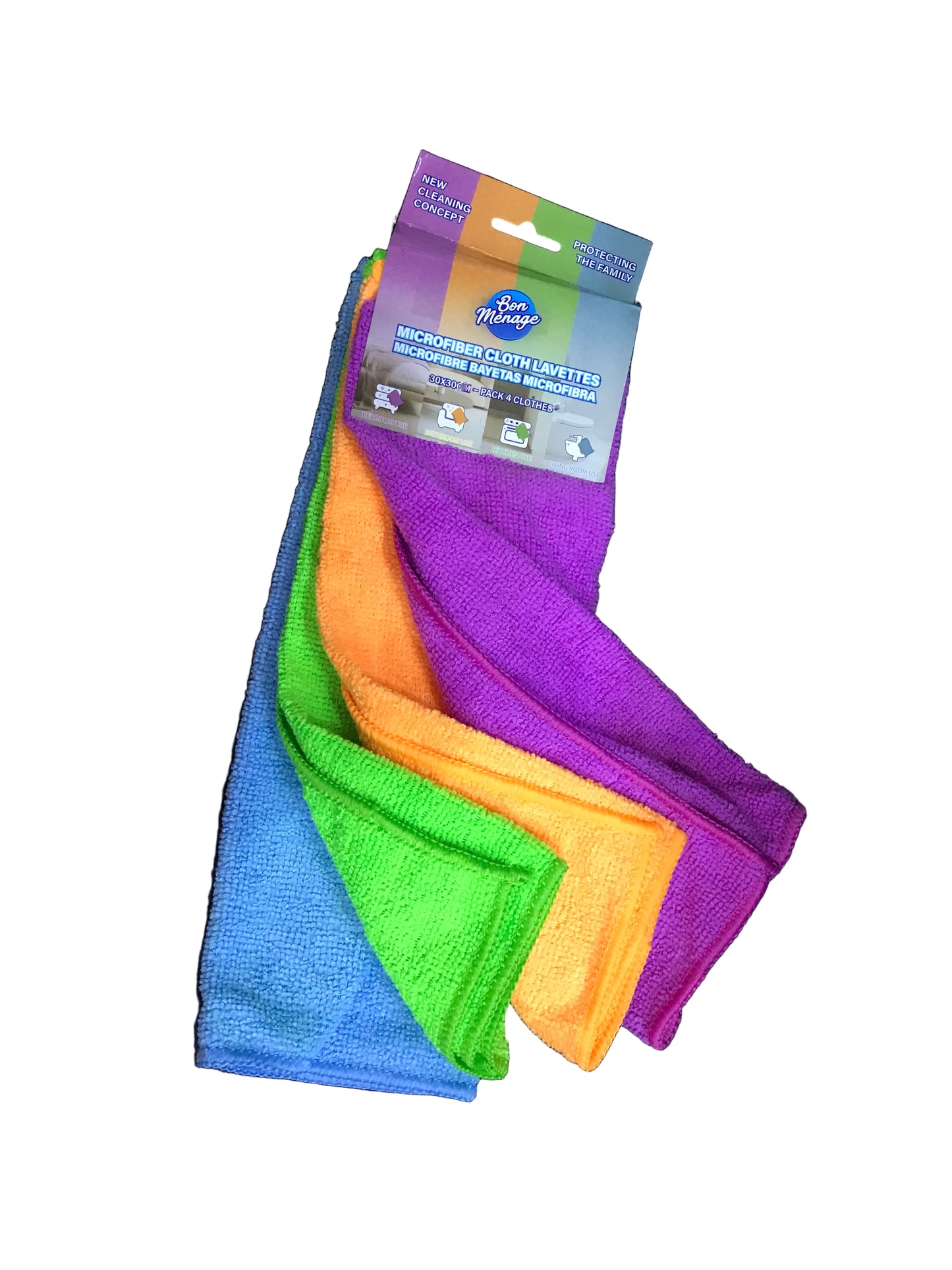 Bon ménage serviette 30*30 de 4pcs فوطة