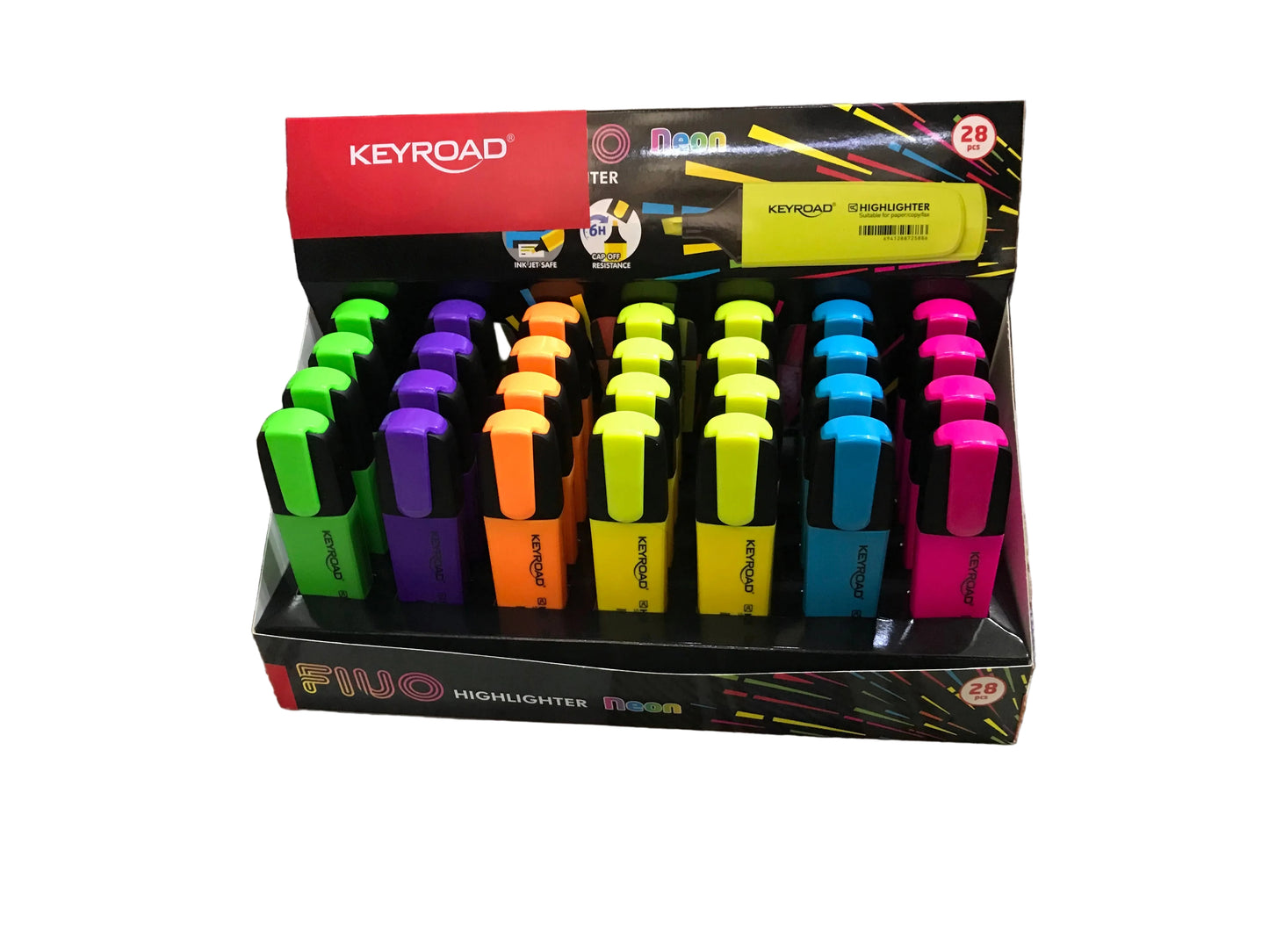 Keyroad surligneur 28pcs KR972171 )قلم تحديد (فليوريسون