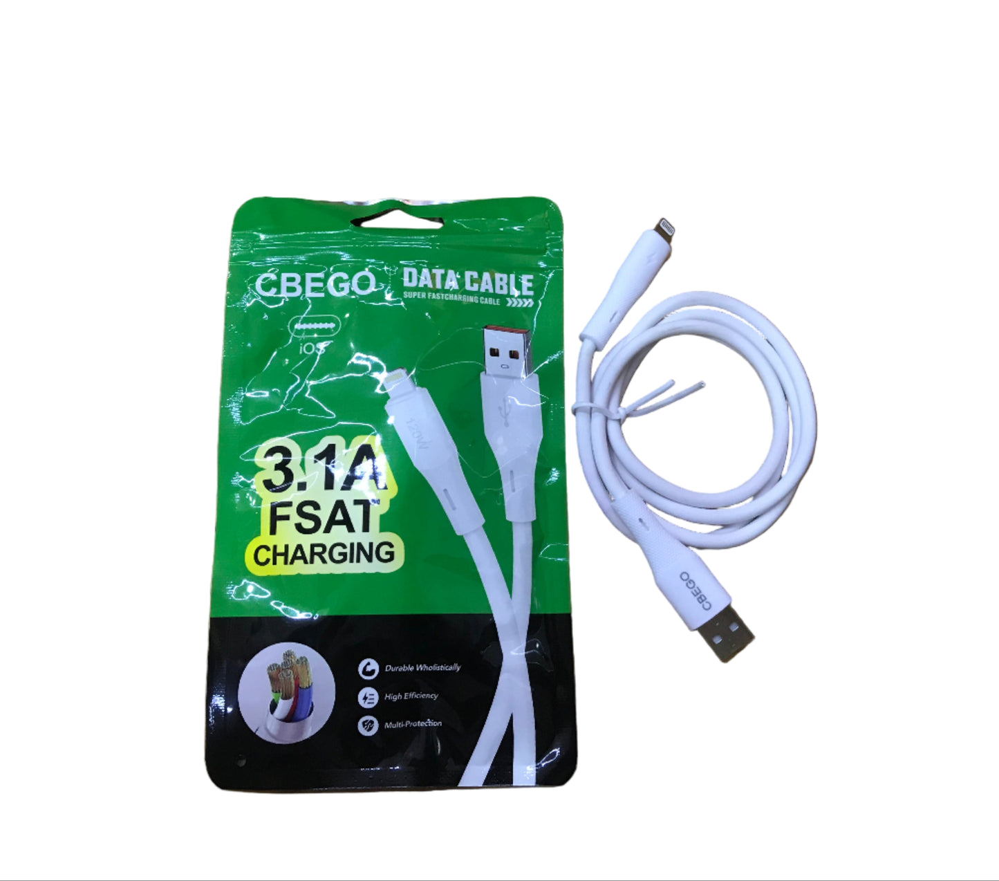 CBEGO CÂBLE DE CHARGE IOS 3,1A 120W كابل شارجور