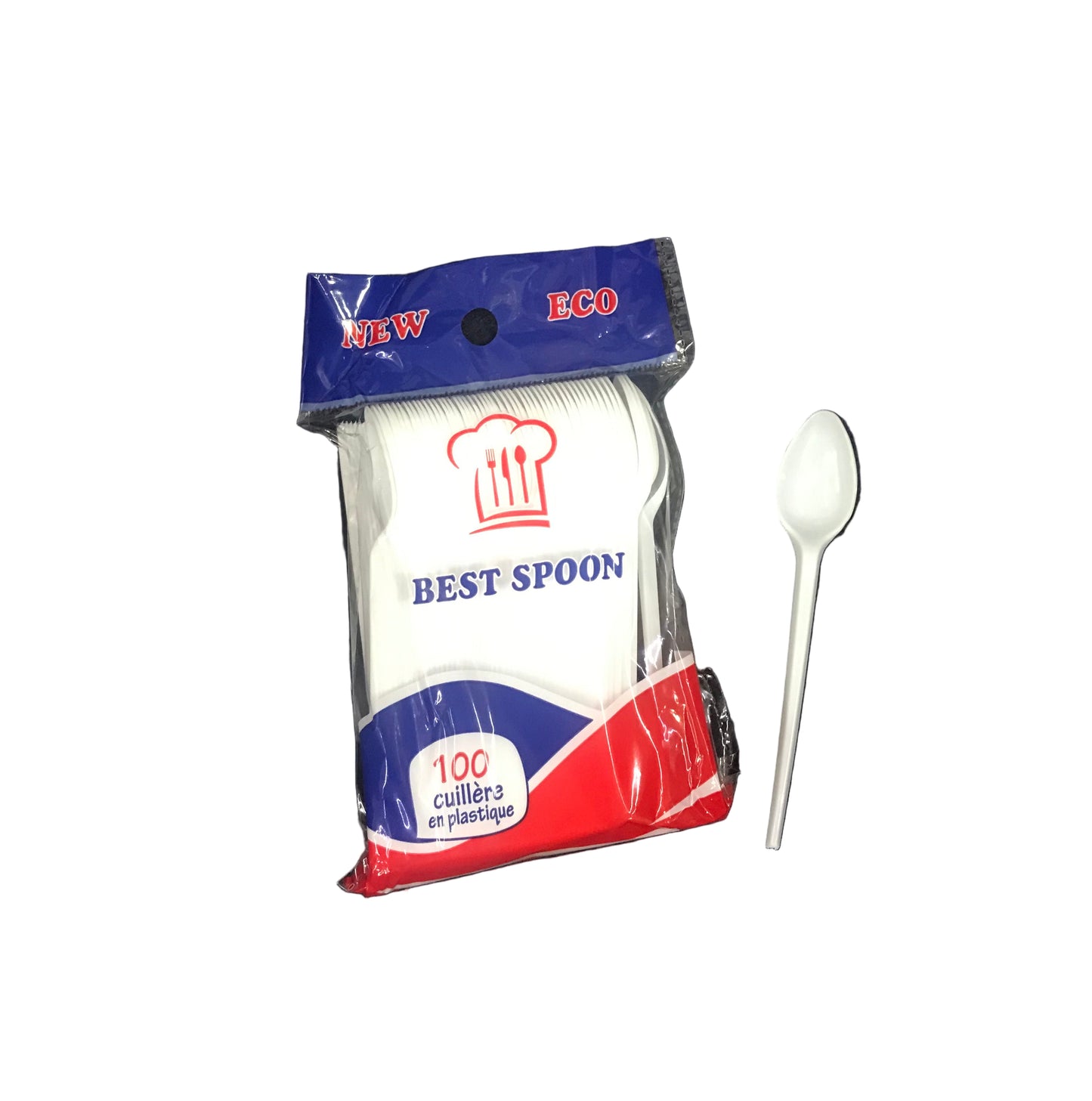 BEST SPOON cuillère plastique petite 100pcs ملعقة بلاستيك صغيرة (معلقة)