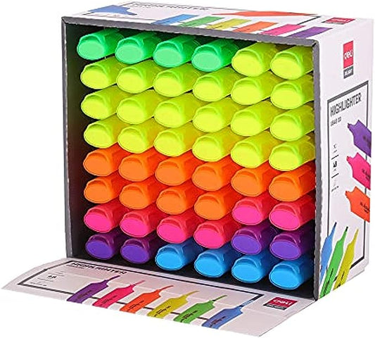 DELI HIGHLIGHTER U84900 48pcs فليوريسون