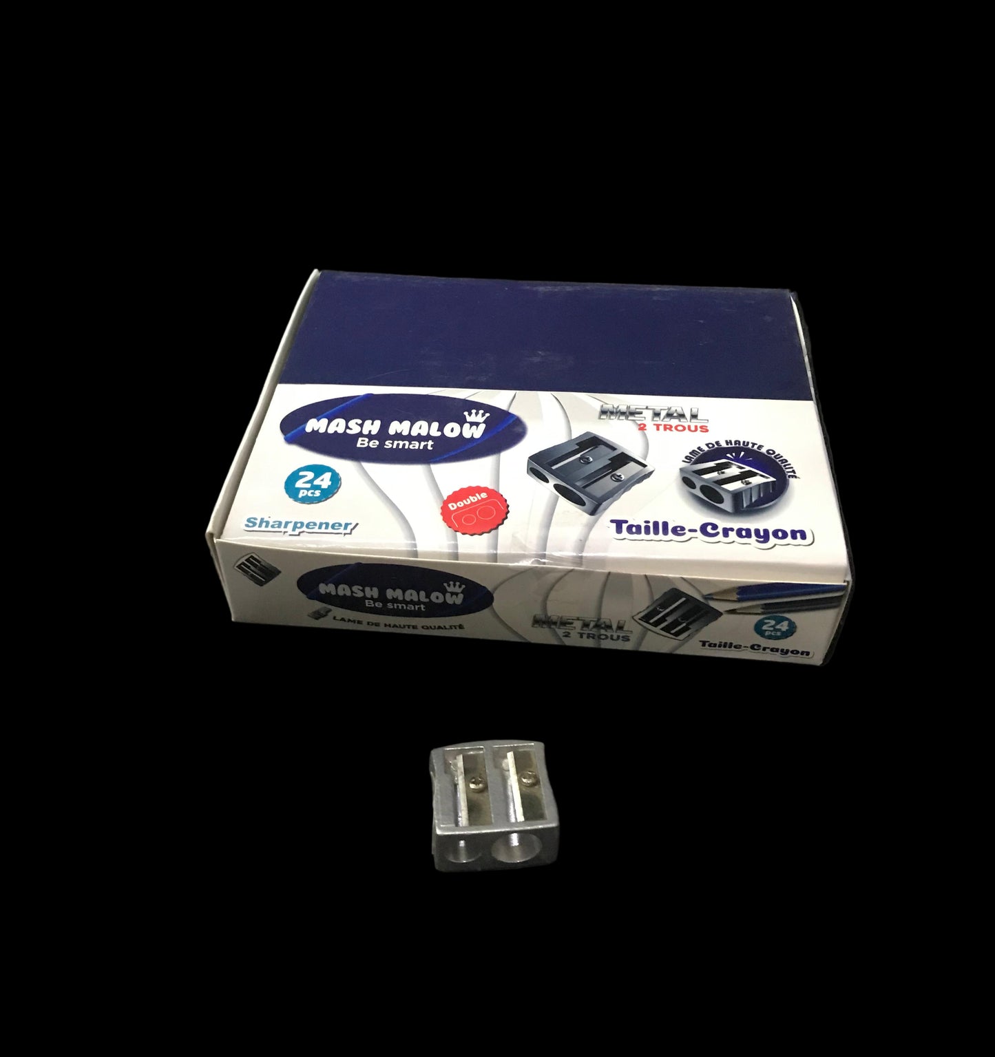 MASH MALLOW taille crayon 1684 24pcs منجرة حديد