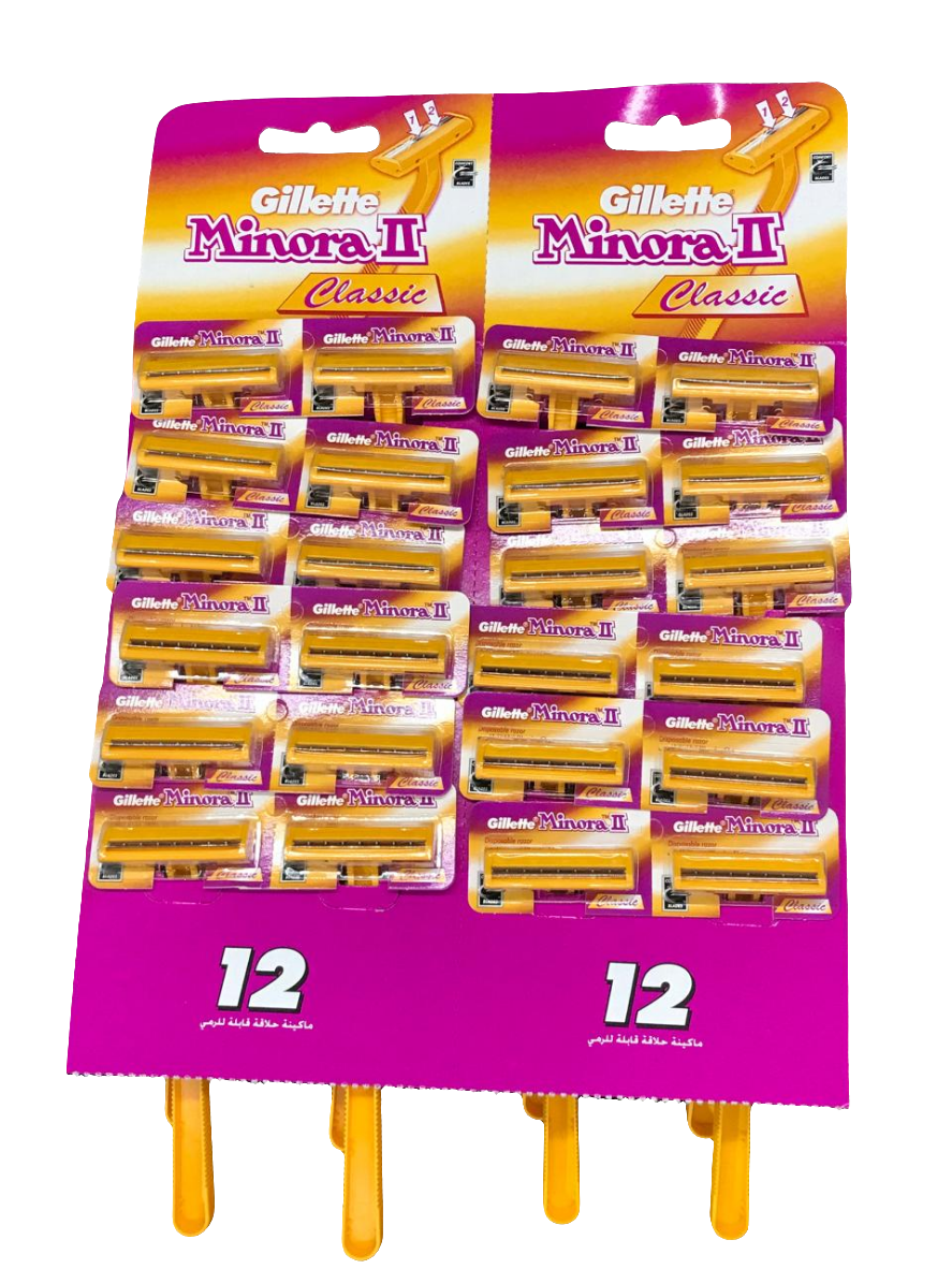 Minora classic 2lame *24pcs مينورة