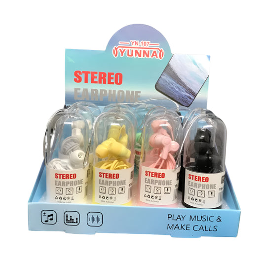 LES ECOUTEURS BOITE STEREO 12pcs  سماعات الاذن قرعة