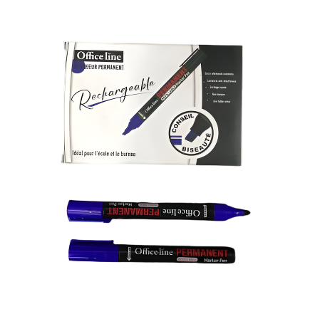 OFFICE LINE MARQUEUR PERMANENT RECHARGEABLE ماركور برمانو