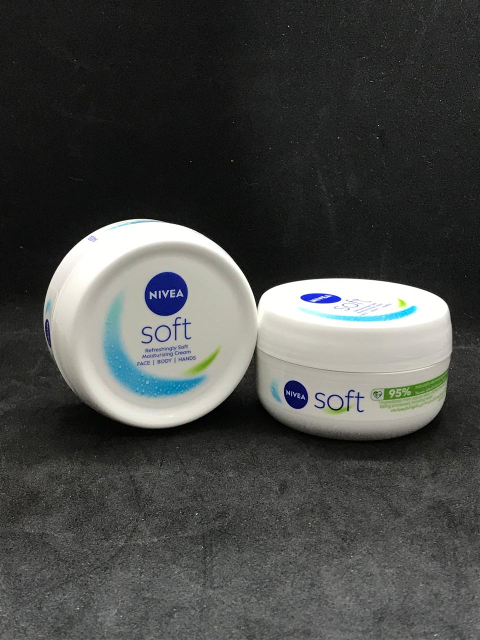 Nivea soft 100ml*3piéce نيفيا صوفت