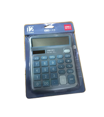 DELI calculatrice 1837 12DIGITS آلة حاسبة