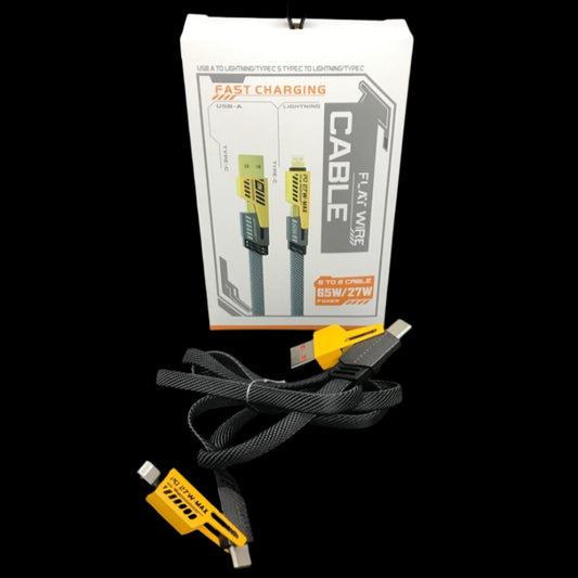 CABLE FAST CHARGING 4 IN 1  كابل متعدد