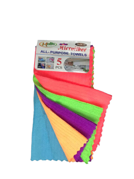 Molto fouta micro-fibre 30*30 5pcs مولطو فوطة