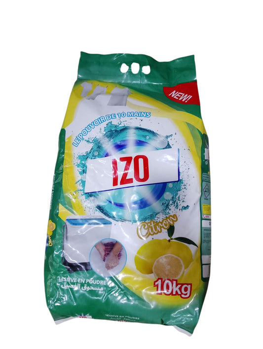IZO détergent poudre 10kg مسحقوق للتصبين