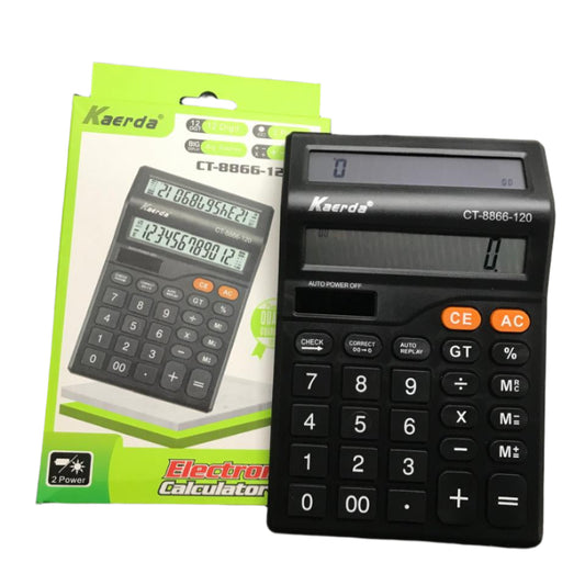 KEARDA CALCULATRICE CT-8866-120  الة حاسبة ثنائية شاشة