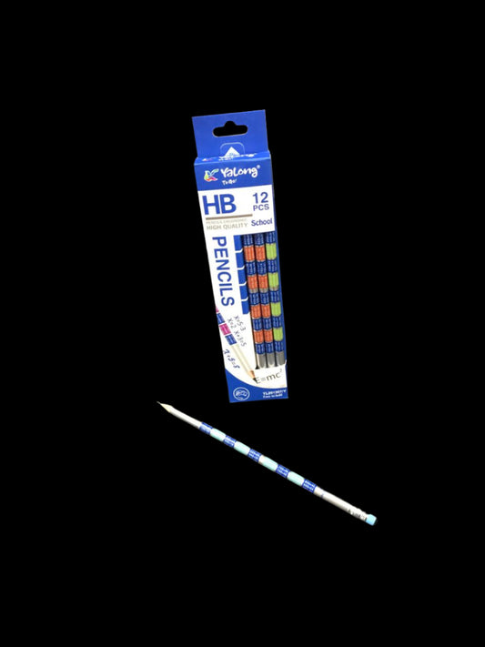 YALONG crayon HB  YL201307 12pcs قلم الرصاص