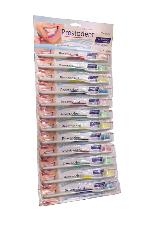 Prestodent brosse a dents tableau 12pcs شيتة الأسنان