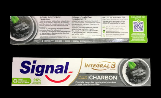Singal dentifrice de charbon 75ml سينيال الفحم معجون الاسنان
