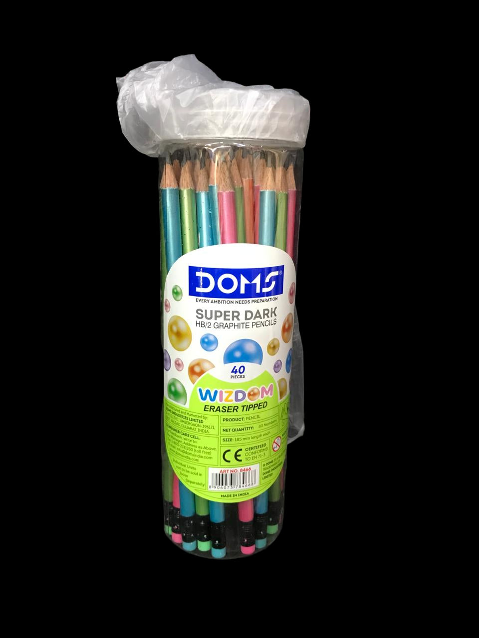 DOMS CRAYON GOMME HB 40pcs 8466  قلم رصاص كومة