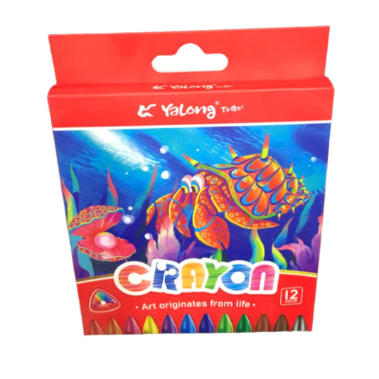 YALONG COULEURS DE CIRE YL232301 12 COULEURS ملونات الشمع
