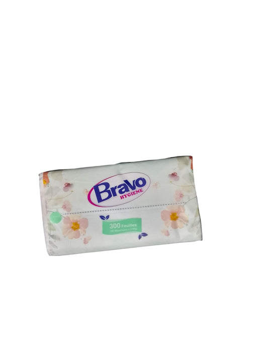Bravo mouchoir (klinex) 300 2plis برافو مشوار (كلينكس)