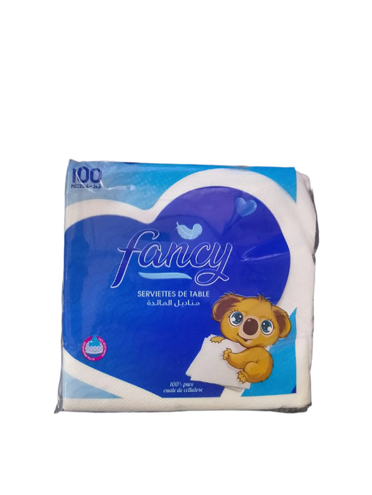 Fancy serviette 2plis 100u*20pcs  فانسي بابي سرفيات