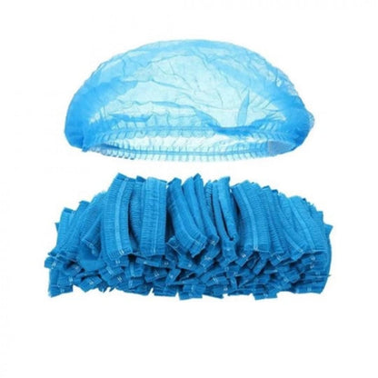 I'M MEDICARE CHARLOTTES NOIRES  ET BLEUES PREMIUM 100 UNITES (BONETS)  غطاء الراس سوداء و زرقاء