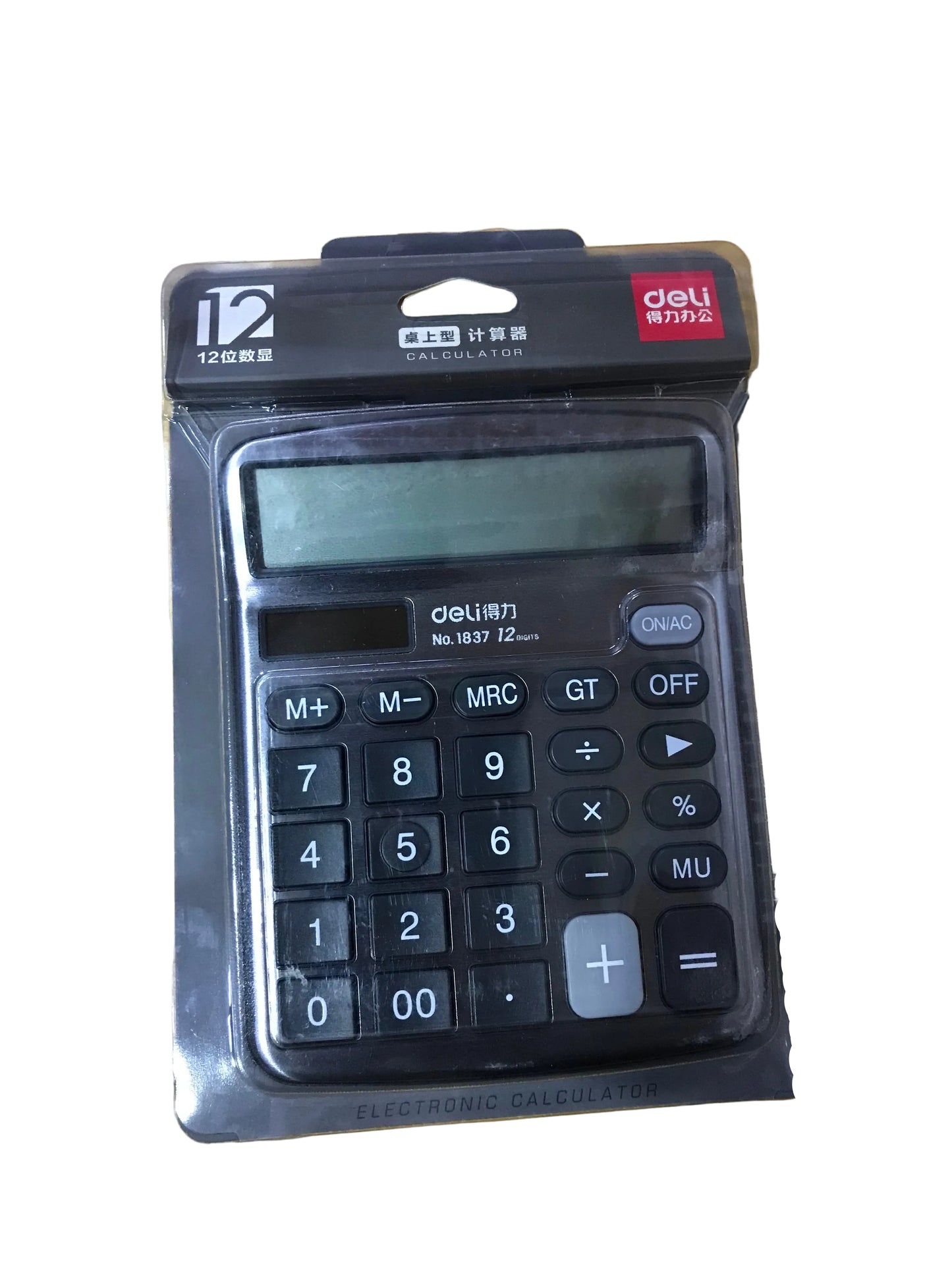 DELI calculatrice 1837 12DIGITS آلة حاسبة