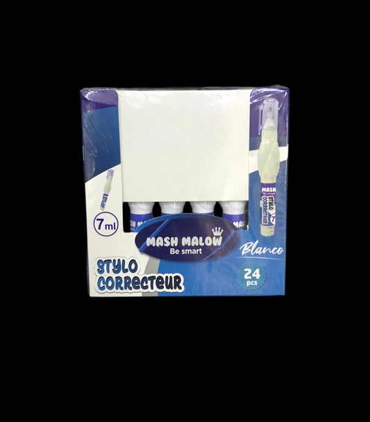 MASH MALLOW CORRECTEUR KR971589 24PCS بلونكو