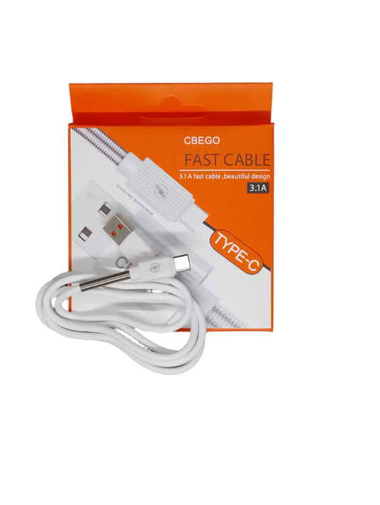 cbego cable rapide type-c 3,1 A كابل للشحن السريع