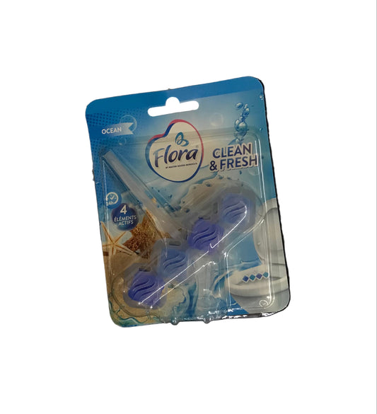 Flora nettoyante et fraicheur wc 4 élément actifs 50g منظف ومعطر المراحيض