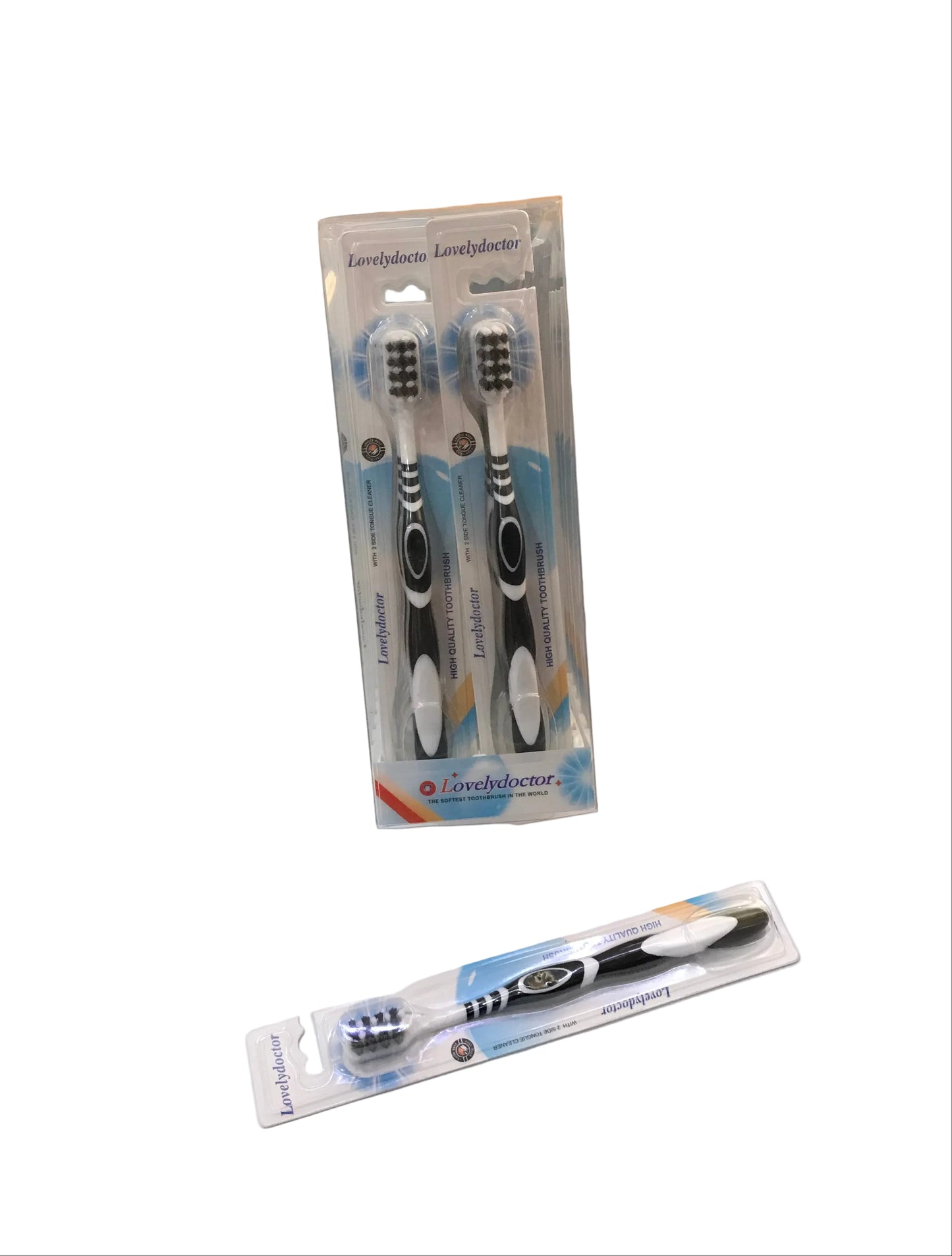 Lovelydoctor brosse a dents 9866 12pcs شيتة الأسنان