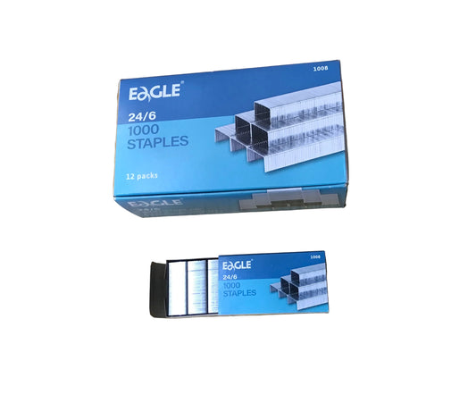 Eagle boite de 1000 Agrafes 24/6 سلك كرافوز