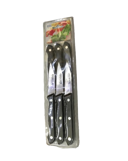 YIN couteau 6pcs موس سكين