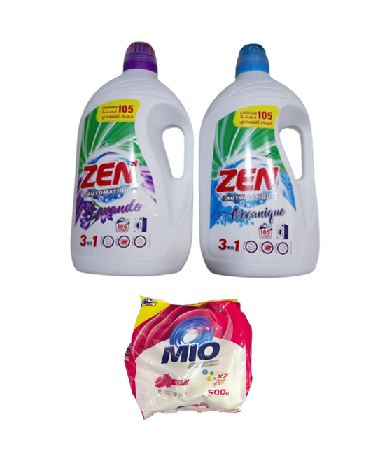 ZEN matic 5L+1 Mio poudre 500g gratuit 2pcs زين ماتيك