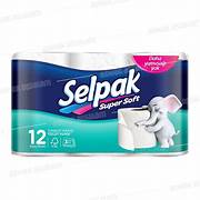SELPAK papier génique 12 rouleaux بابي جنيك اوراق المرحاض
