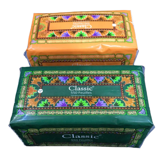 CLASSIC MOUCHOIR KLINEX 550 2PLIS مشوار كلينيكس