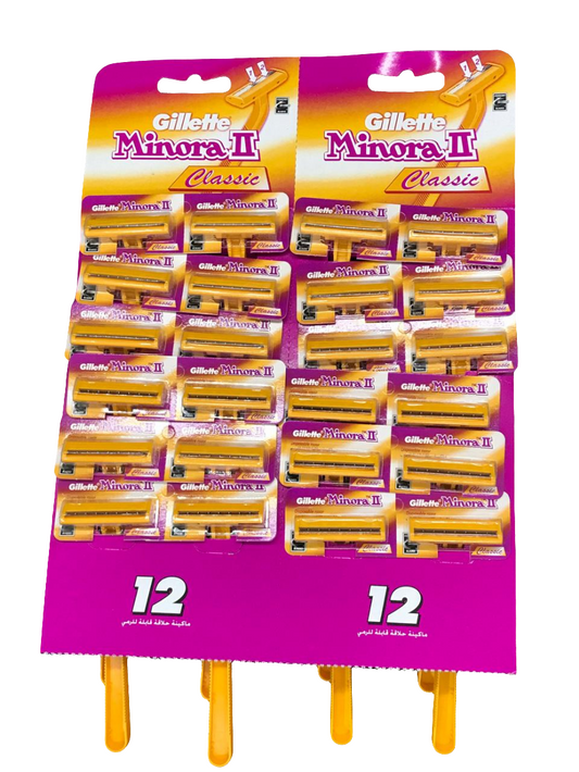 Minora classic 2lame *24pcs مينورة