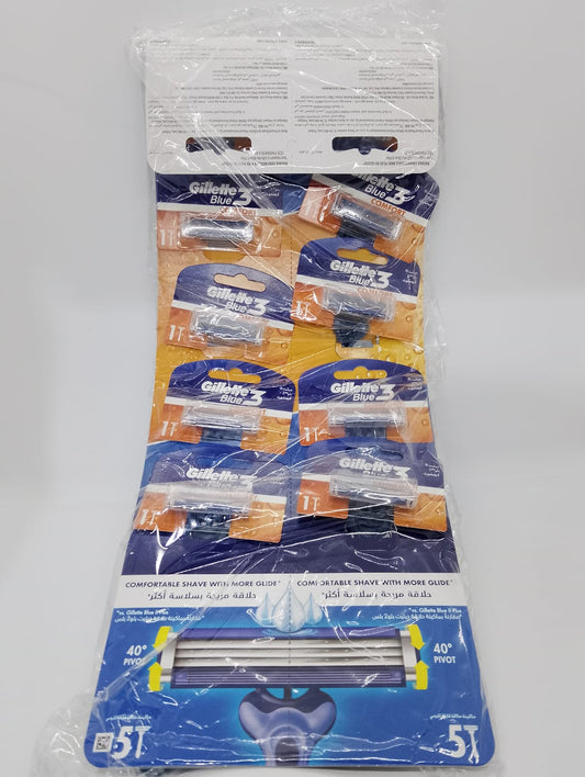 Gillette 3 10pcs جيلات 3