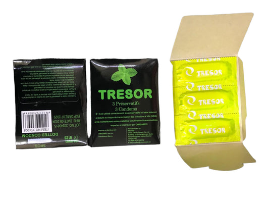 TRESOR préservatifs 48*3 pcs عازل طبي