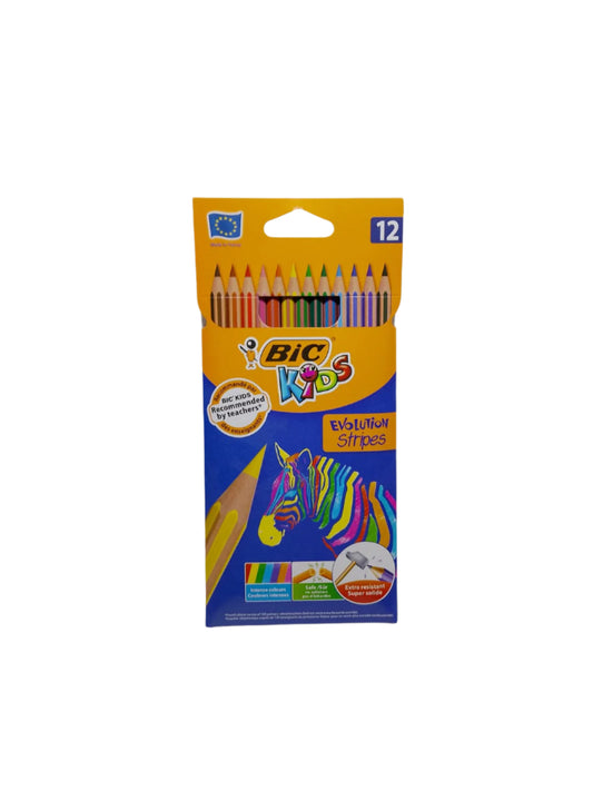 BIC KIDS 12 COLORS 1pcs كولور