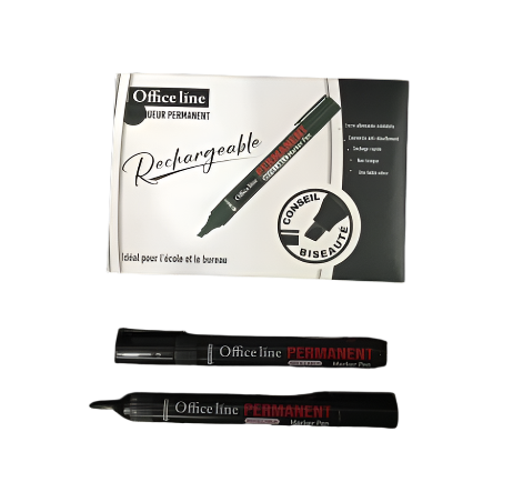 OFFICE LINE MARQUEUR PERMANENT RECHARGEABLE ماركور برمانو